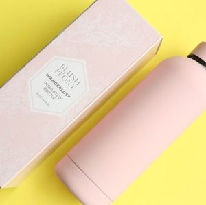 NIB Blush Peony Wanderlust Insulated Water Bottle